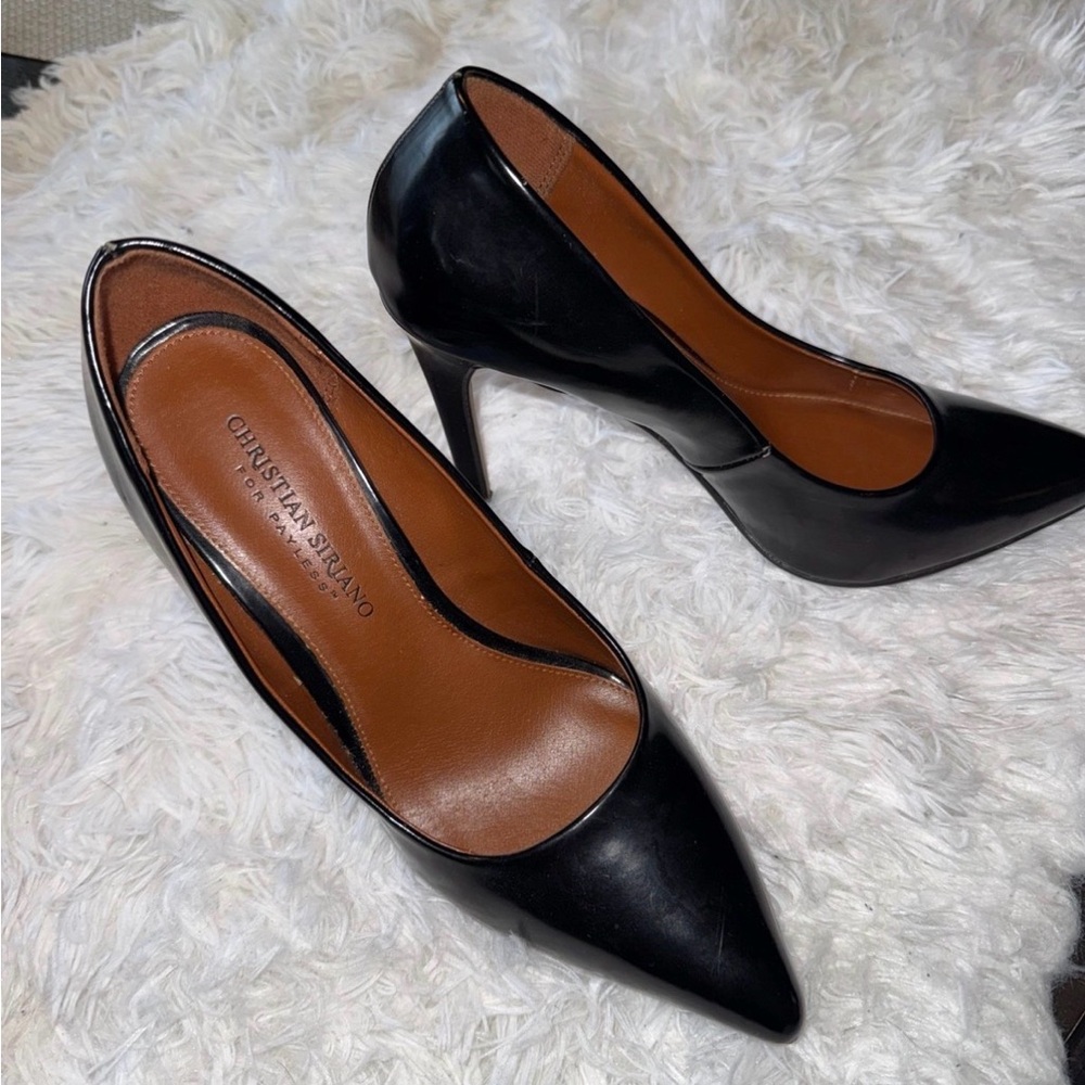 Christian Siriano Sleek Black Heels